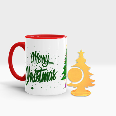Fifth and Moon C-RT-TREE-04 Ceramic Coffee Mug(320 ml, Pack of 2)