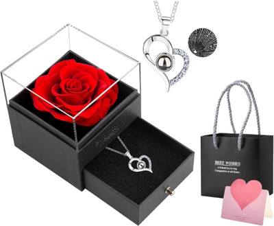 RVKE Jewellery, Artificial Flower, Showpiece Gift Set
