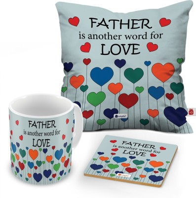 Indigifts Cushion, Greeting Card Gift Set