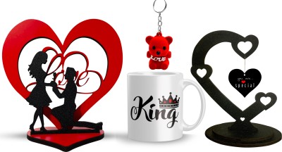 Radeshrakhi Mug, Keychain, Showpiece Gift Set