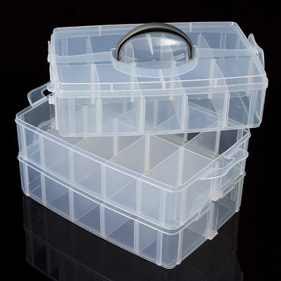 PINJAS Accessories Storage Box/Basket/Container with Collapsible and Removable box Vanity Box(White)