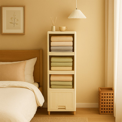 cindrel 5 Compartments Plastic PP(White)