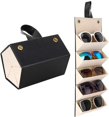 KDG TREADS sun glasses box Sunglasses Organizer Vanity Box(Black)