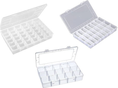 SAMYAK 6797672 multipurpose Vanity Box(transparent)