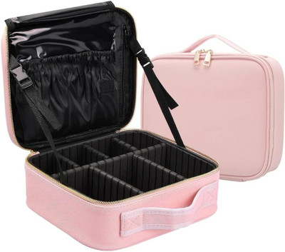 MINARA Cosmetic Bag for Travel, Makeup Organiser, Jewellery, Grooming Vanity Box Makeup and Jewellery Vanity Box(Multicolor)