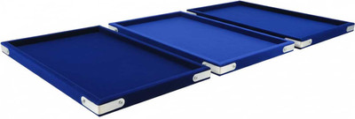Rpinkal Jewellery Display Organizer Tray Blue Velvet Beading Tray 15X12 pack of 3 Jewellery Vanity Box(Blue)
