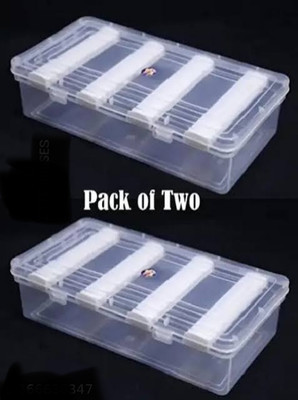 UNITY GLASS EMPORIUM PLASTIC BANGLE BOX (B) BANGLE BOX : Can be used to store and separate different Vanity Box(TRANSPARENT CLEAR)