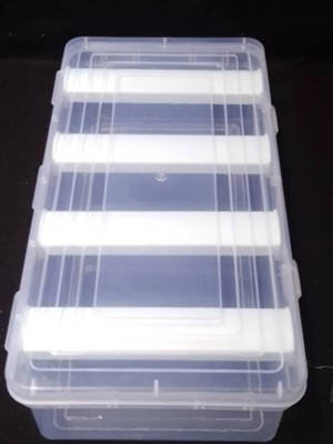 rkm Good Quality SNFL_banglebox/1 Jwellery Vanity Box(White)