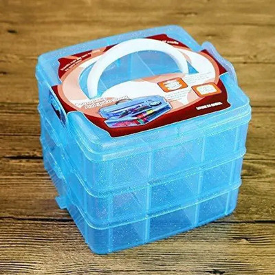 SJK Plastic Utility Container  - 1.5 dozen(Multicolor)