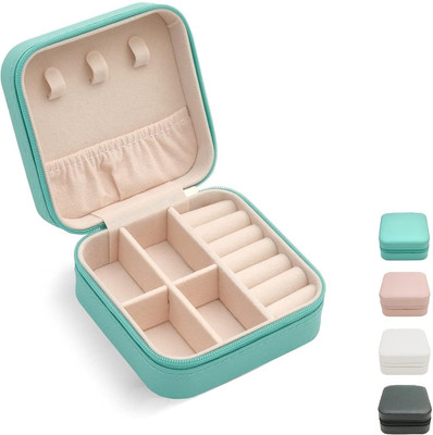 HYM Stylish Mini Vanity Box with Multiple Compartments Accessories Storage Vanity Box(Blue)