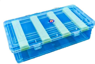 ANASALI Plastic Adjustable 4 Rod Bangle Box Chudi Set Organizer PACK OF 1 Bangles, Jewellery, etc. Vanity Box(clear)