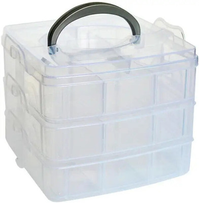 SJK Plastic Utility Container  - 1.5 dozen(Multicolor)