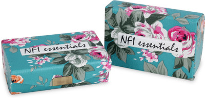 NFI essentials MBO-3-Green (Pack of 2) Vanity Cosmetic Pouch,Makeup Organizer,Makeup Pouch. Vanity Box(Multicolor)