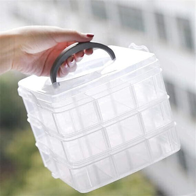 SJK Plastic Utility Container  - 1.5 dozen(Multicolor)