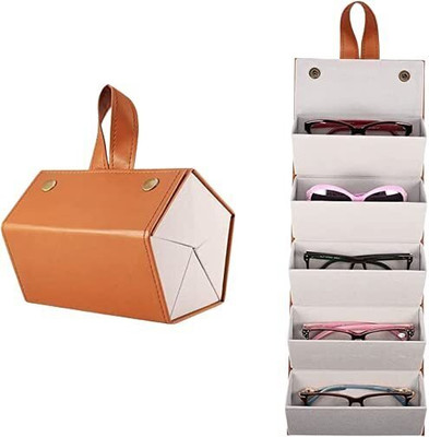 Hirparas Tech Enterprise Sunglasses Organizer Box - 5 Slots casual Vanity Box(Multicolor)