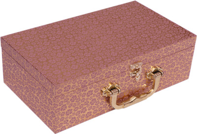 Aafreen BangleBox-G04 Bangles Vanity Box(Metallic Gold)