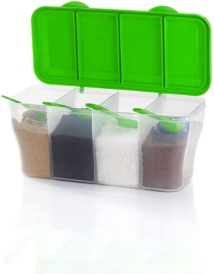 raj enterprises Plastic Cookie Jar  - 1800 ml(Green)