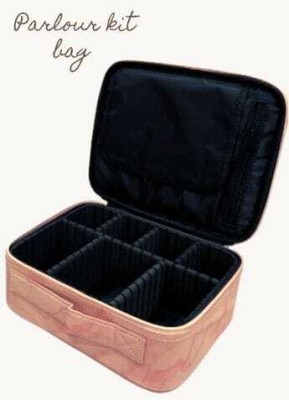 SGStore 8005-Marble for carrying jewellery and make up material to work places Vanity Box(Black, White, Pink, Peach)
