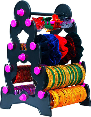 Zyntra Bangle Organizer Stand | Bangle Holder | bangle stand | Storage Oraganizer | Bangle Stand Vanity Box(Pink)