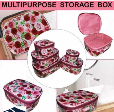 TAI collections NEW FABRIC MR 5 KIT vanity box Vanity Box(Maroon)
