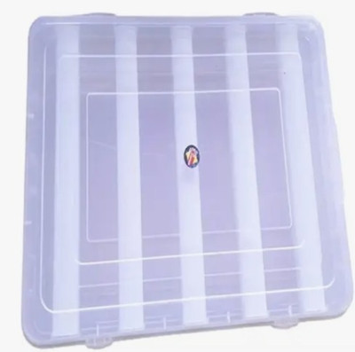 ILARA Durable Plastic Bangle Storage Box with Transparent Lid(Pack- 1) Multipurpose Vanity Box(Transparant)
