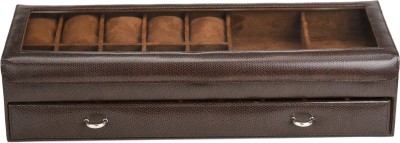 Thecase 63003-Sn-Brown Sunglasses Organiser Vanity Box(Sn-Brown)