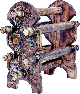 shri shri handicrafts Bangle stand for women latest bangles stand bangle holder chudi stand - 6 road Bangle Box Vanity Box(Multicolor)