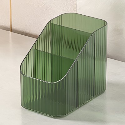 HoopVool Cosmetic And Makeup Organizer Box Makeup Brush, Cosmetics, Lipstick Vanity Box(Green)