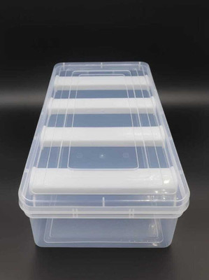 UFENTEERPRISES CLEARVIEW BANGLE BOX STORAGE BOX, BANGLE BOX, VANITY BOX, Sample box, jewellry box Vanity Box(Transparent, White, CLEAR)