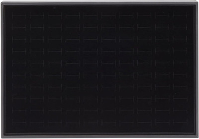 Jital Good Luck Premium Velvet Ring Tray – 100 Slots (Blue) Jewellery Display Vanity Box(Blue)