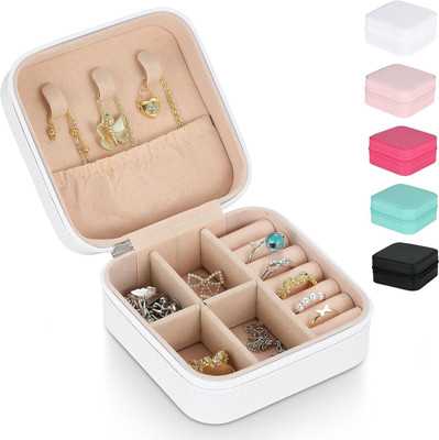 primetreads Mini Travel Jewelry Case small box Make up, Jewelry, Earrings, Necklace Vanity Box(Multicolor)