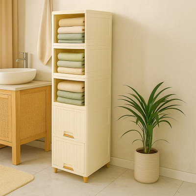 cindrel 5 Compartments Plastic PP(White)