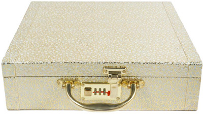 IKAYE bangle box 4 rod beige colour bangle hox 4 rod for safe keeping and safe travelling with bangle Vanity Box(Beige)