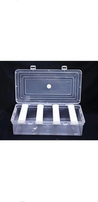MMTRAADERSD Adjustable 4 Rod Bangle Box Organizer Jewellery Storage Display Box Bangles ,Chudi ,Bracelet And Kada Box Vanity Box(Clear, White)