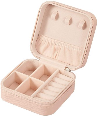 AP SALES JEWELARY BOX Storage Case PU Leather jewellery organisers Vanity Box(Pink)