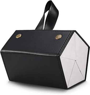 HANDCUFFS Sunglasses Organizer 5 Slots Travel Glasses Case Multiple Pairs Storage Hanging(Black)