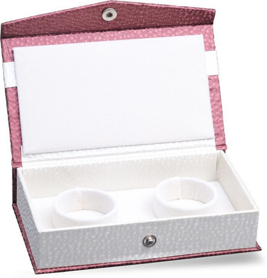 Ayushman Enterprise Double Bangel Storage Organiser Easy Carry Bangle Keep Safe Special Vanity Box(Maroon)