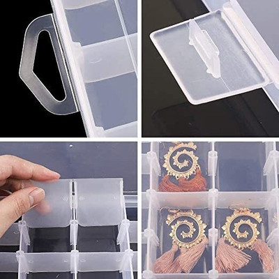 Coozico Plastic Grocery Container  - 3 dozen(Clear)