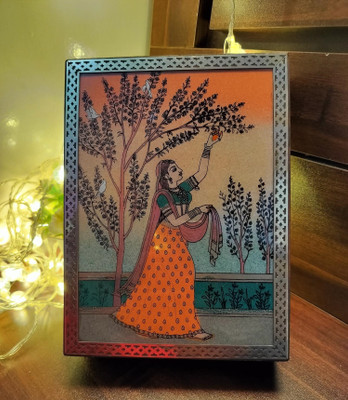 Avish World Jwellery Box box Vanity Box(Orange)
