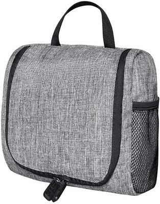 Lishonn Cosmetic Makeup Organizer Toiletry Bag for Women & Men Travel Toiletry Kit(Grey)