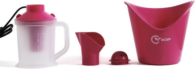RCSP Steam Vaporizer for Colds and Congestion Steamer Inhaler All In One Vaporizer(Pink)