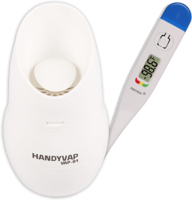 Medtech Steam Inhaler- Handyvap VAP-01 Portable inhaler with TMP05 Thermometer Vaporizer(White)