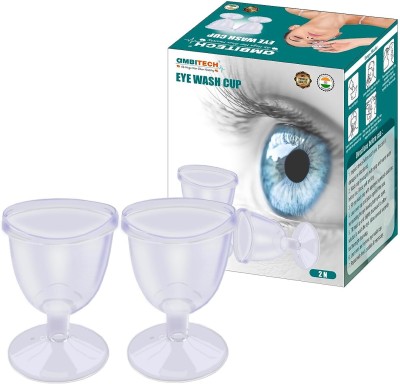 AMBITECH Transparent Eye Wash Cup, Calm and Cleansed Eyes (Clear Plastic Pack Of 1) Vaporizer(Transparent)