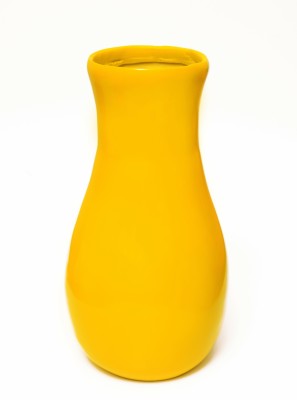 vastu-vigyan Vastu Yellow VASE for Control EXPENDITURES and Increase Savings Resin Vase(8 inch, Yellow)