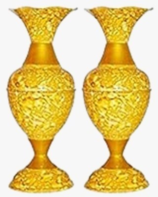 Procyon Iron Vase (16 inch, Yellow, Gold) Iron Vase(16 inch, Yellow, Gold)