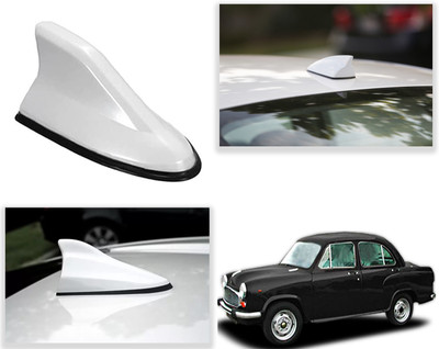 PEEPS STORE Peeps shark-white Hindustan Ambassador Satellite Vehicle Antenna
