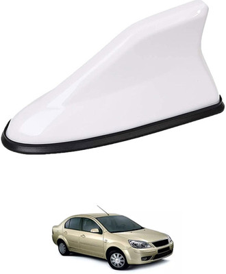 MATIES White Shark Antenna Waterproof And Unique Design For Vehicle -104 Car Shark Fin Antenna Roof Aerial Base Am/Fm Signal Receiver White For Car -104 Satellite Vehicle Antenna