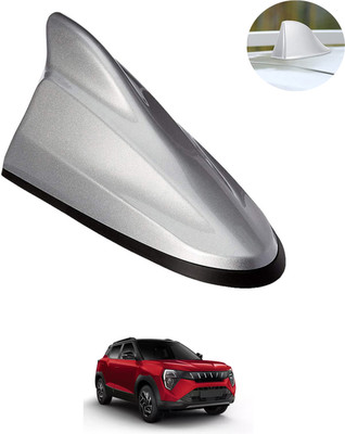 CCMM Unique New Design Shark Shape Waterproof Silver Shinny Antenna For Car-324 Universal Silver Waterproof Car Roof Shark Antenna-324 Satellite Vehicle Antenna