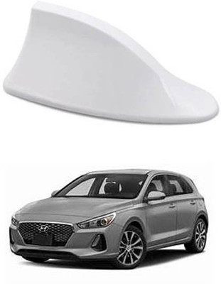 FKOK Car Shark Fin Antenna (White) For Elantra Satellite Vehicle Antenna