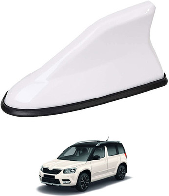 ABJD Car White Signal Roof Shark Fin Antenna Receiver For Yeti-Skoda-2014 Shark fin Antenna Satellite Vehicle Antenna
